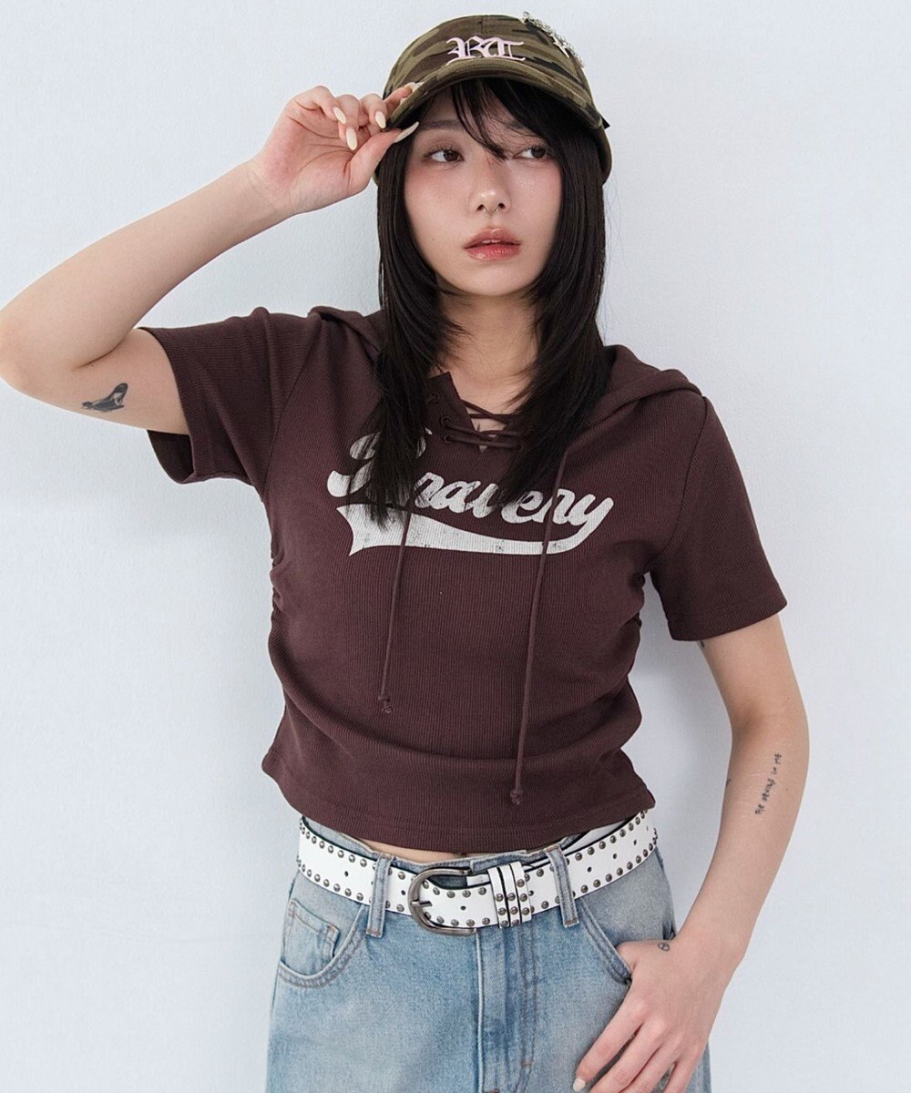 WEGO レースアップフードちびT 