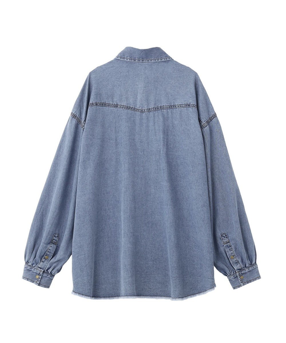 earth music&ecology 【予約】ウエスタンデニムシャツ 