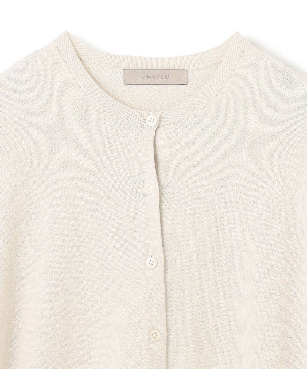 UNFILO 【接触冷感/UVケア/抗菌防臭】スゴ機能 ハーフスリーブカーディガン 