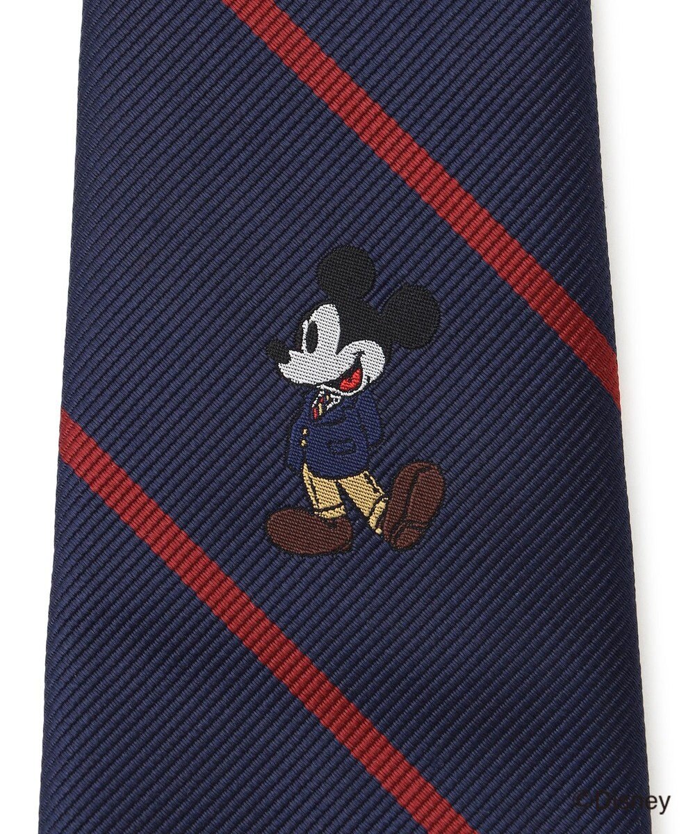J.PRESS MEN 【DISNEY COLLECTION】シルクレップレジメンタル ネクタイ / ミッキーマウス 