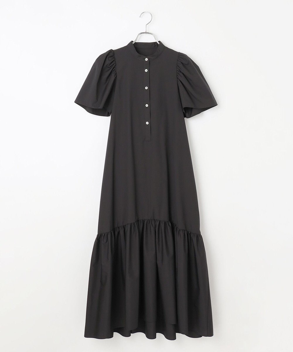 #Newans フレアヘムシャツワンピース 