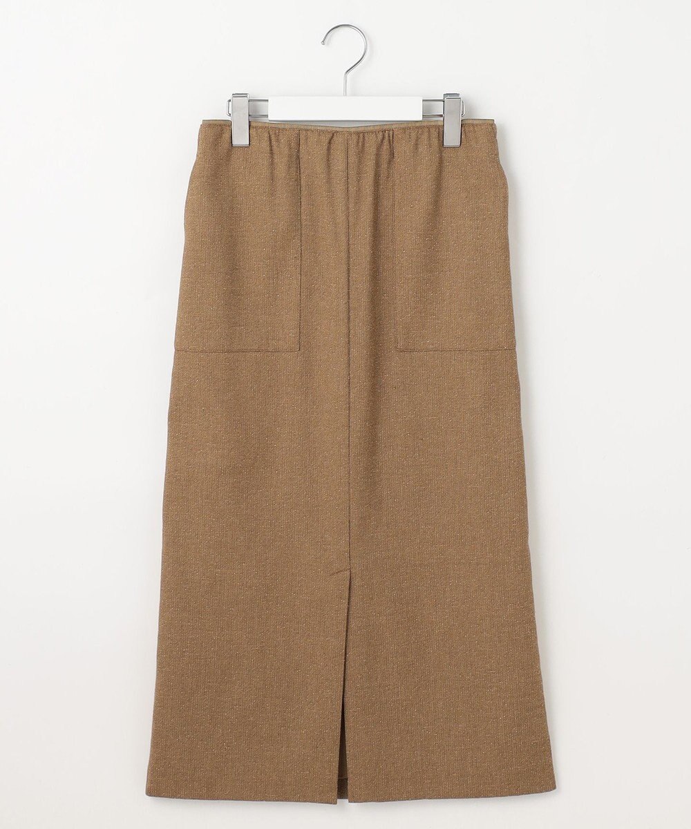 自由区 L シルクネップツイード スカート 