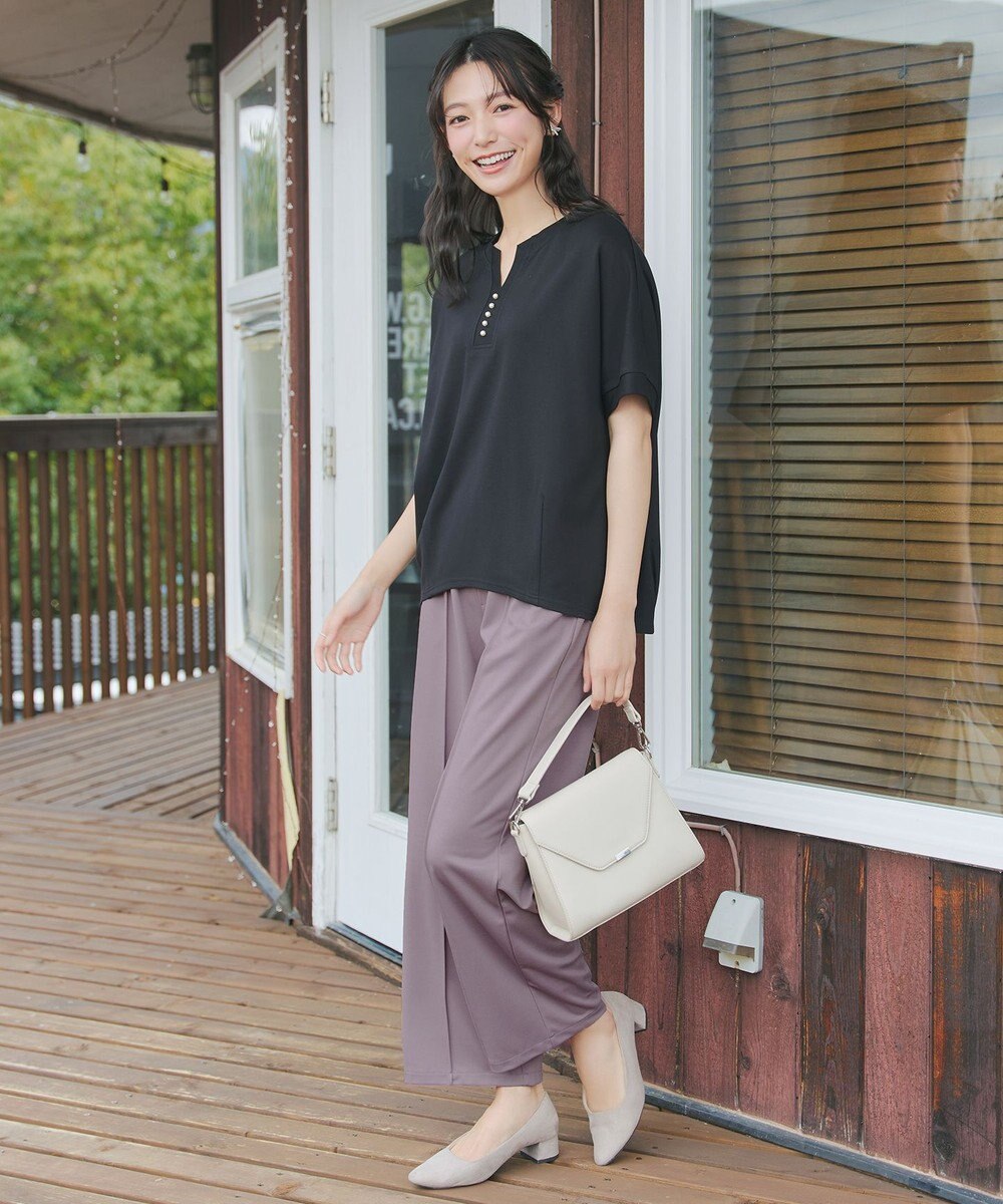 Tiaclasse 【サラごこち】選べるパンツ(テーパード/ワイド） 