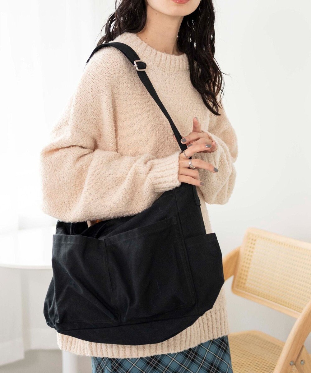 WEGO 立体ポケットキャンバスショルダー 