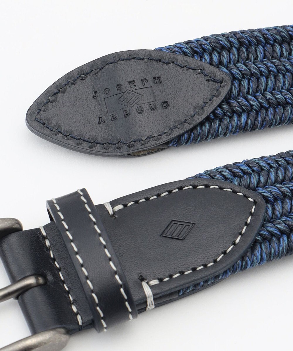 JOSEPH ABBOUD 【イタリア素材・ストレッチ・日本製】 コットンメランジストレッチ ベルト 