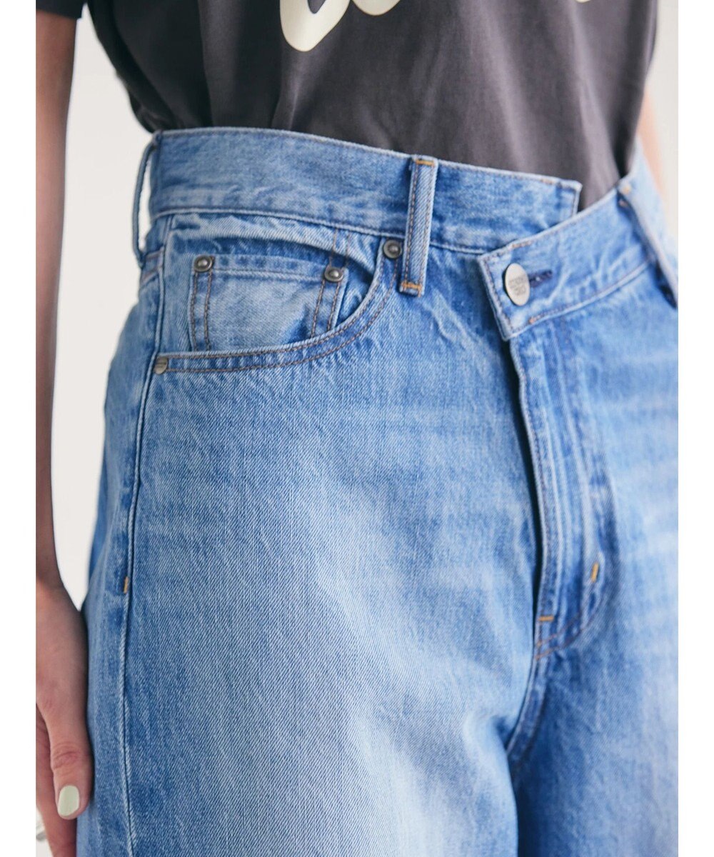 AMERICAN HOLIC アシンメトリーデニムワイドパンツ 