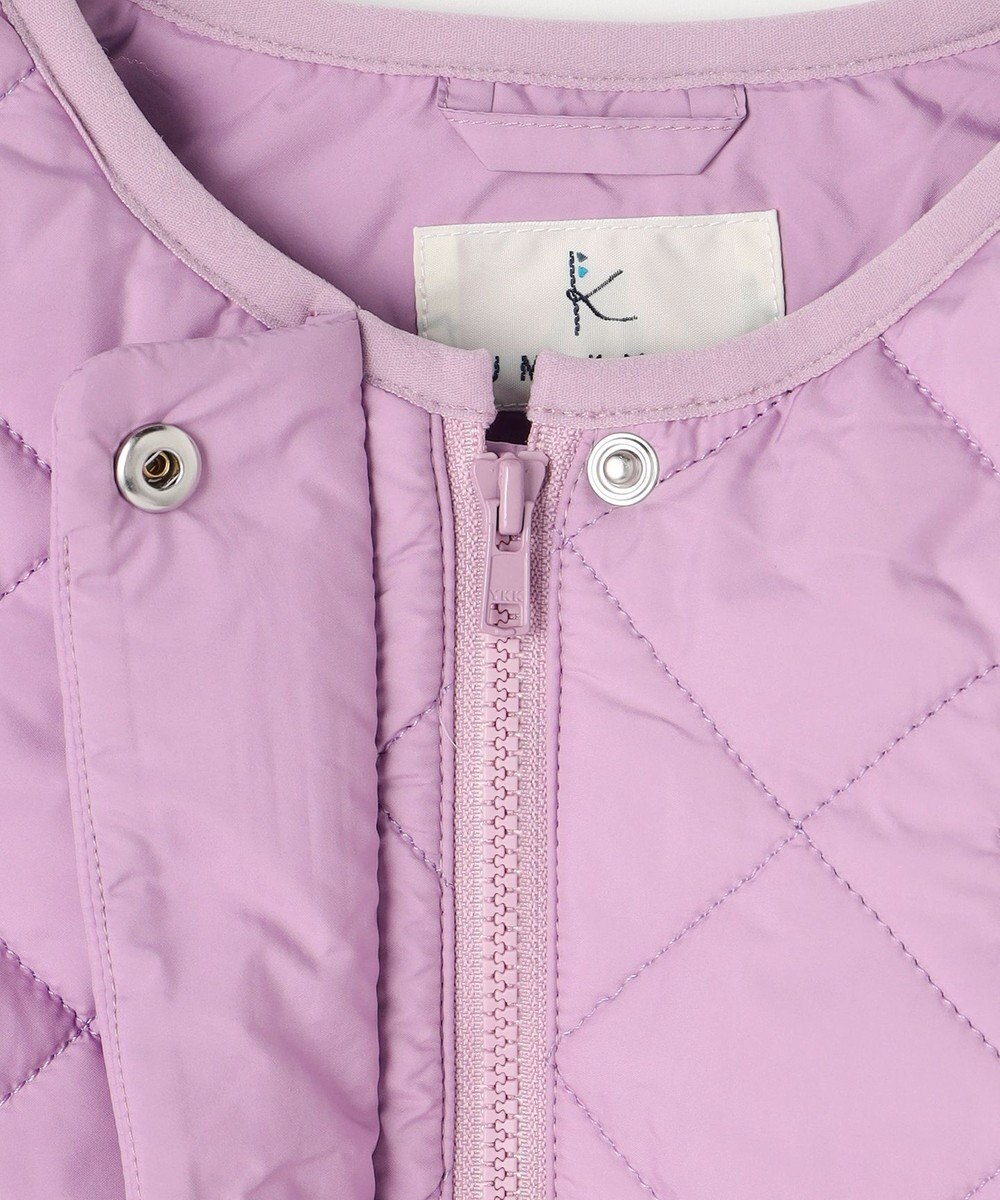 組曲 KIDS 【110-140㎝】マフラー付き中綿キルト アウター 