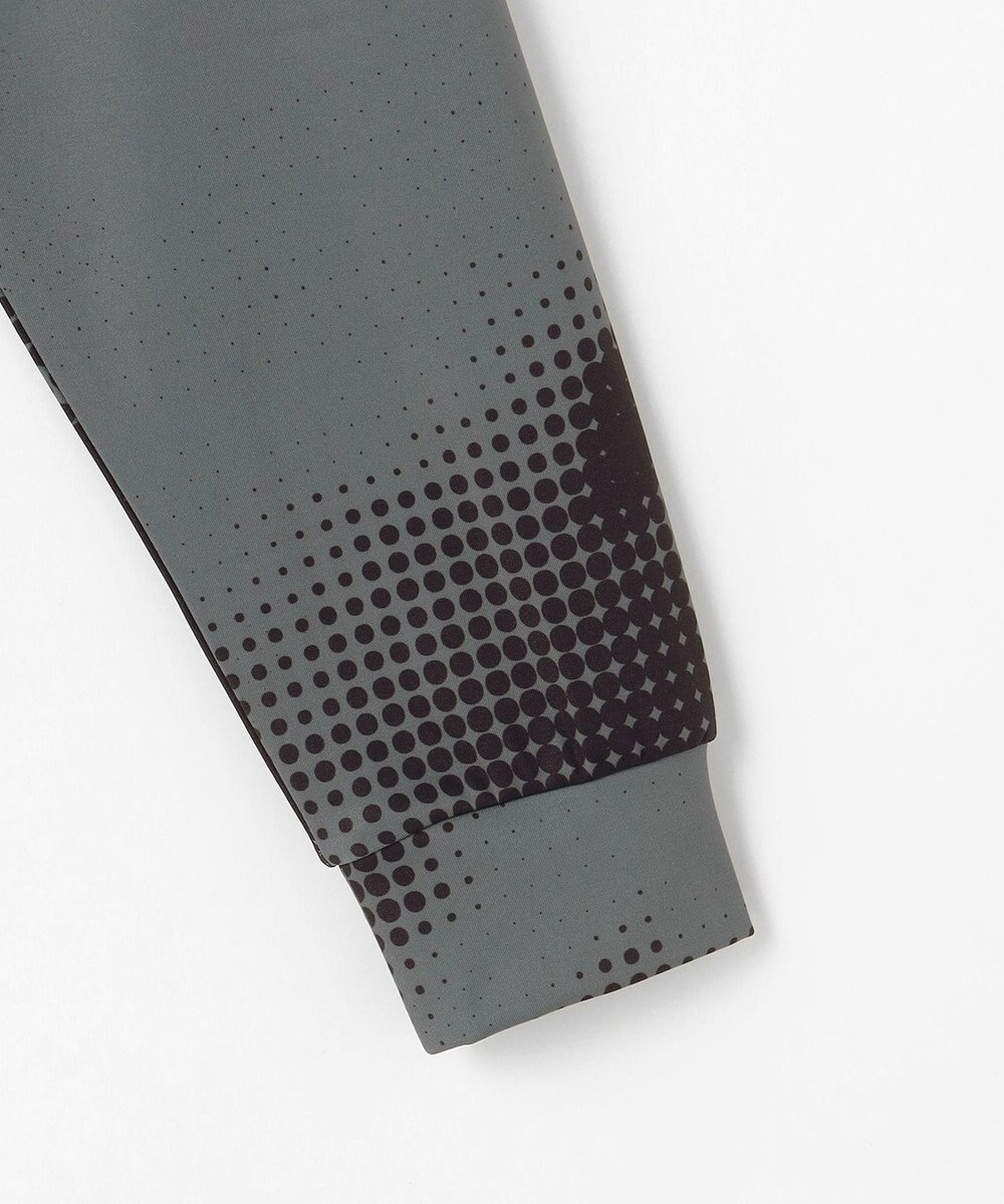 PW CIRCULUS 【裏起毛であたたか】【MEN】Dot camouflage ロングスリーブモックネックT ゴルフ 