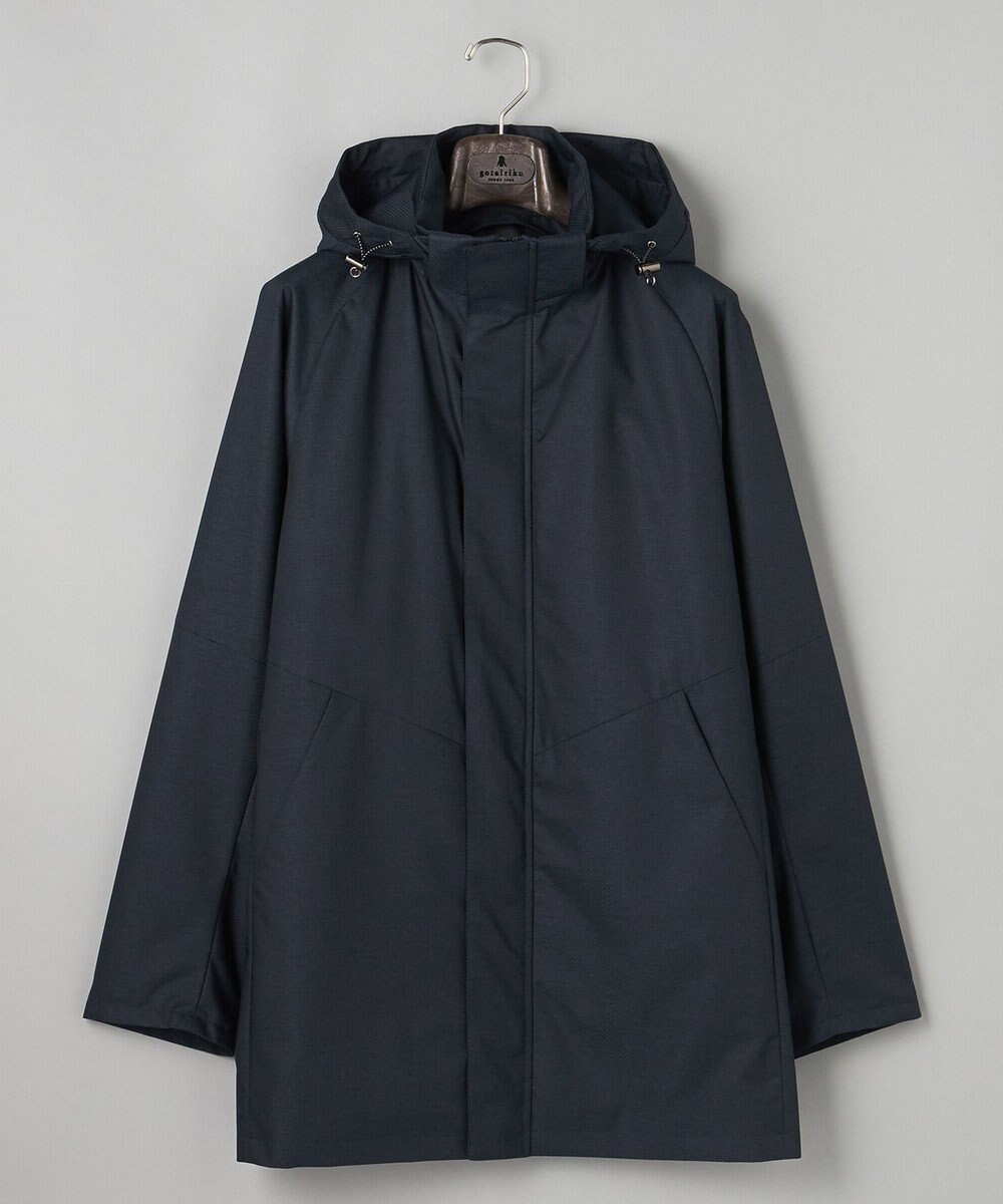 GOTAIRIKU 25年新作/3シーズン対応【仕事で着用可】メランジカルゼ フーデッドブルゾン_無地 