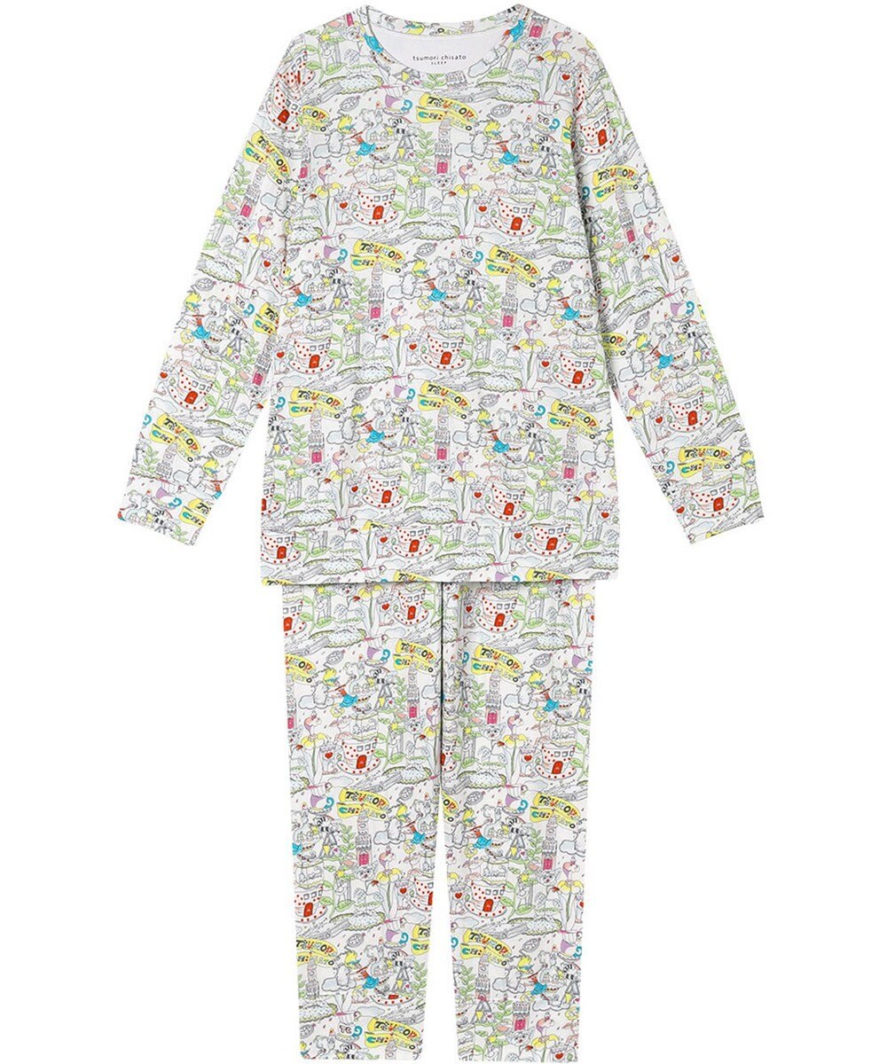 tsumori chisato SLEEP ツモリチサト パジャマ 綿100%(本体) 長袖 長ズボン レディース UDX595/ワコール 