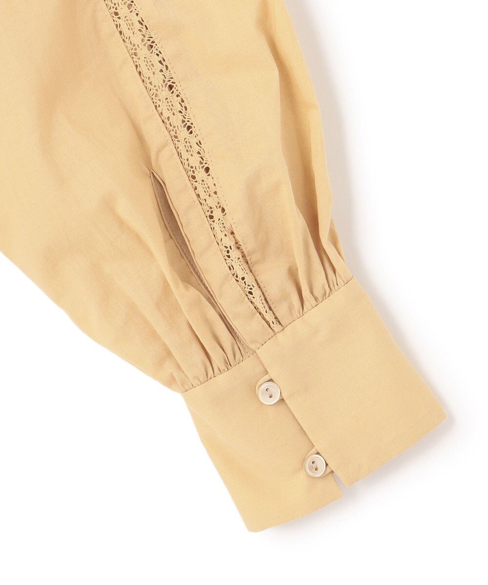 23区 【SLOW/洗える】コットンローン トーションレース ブラウス 