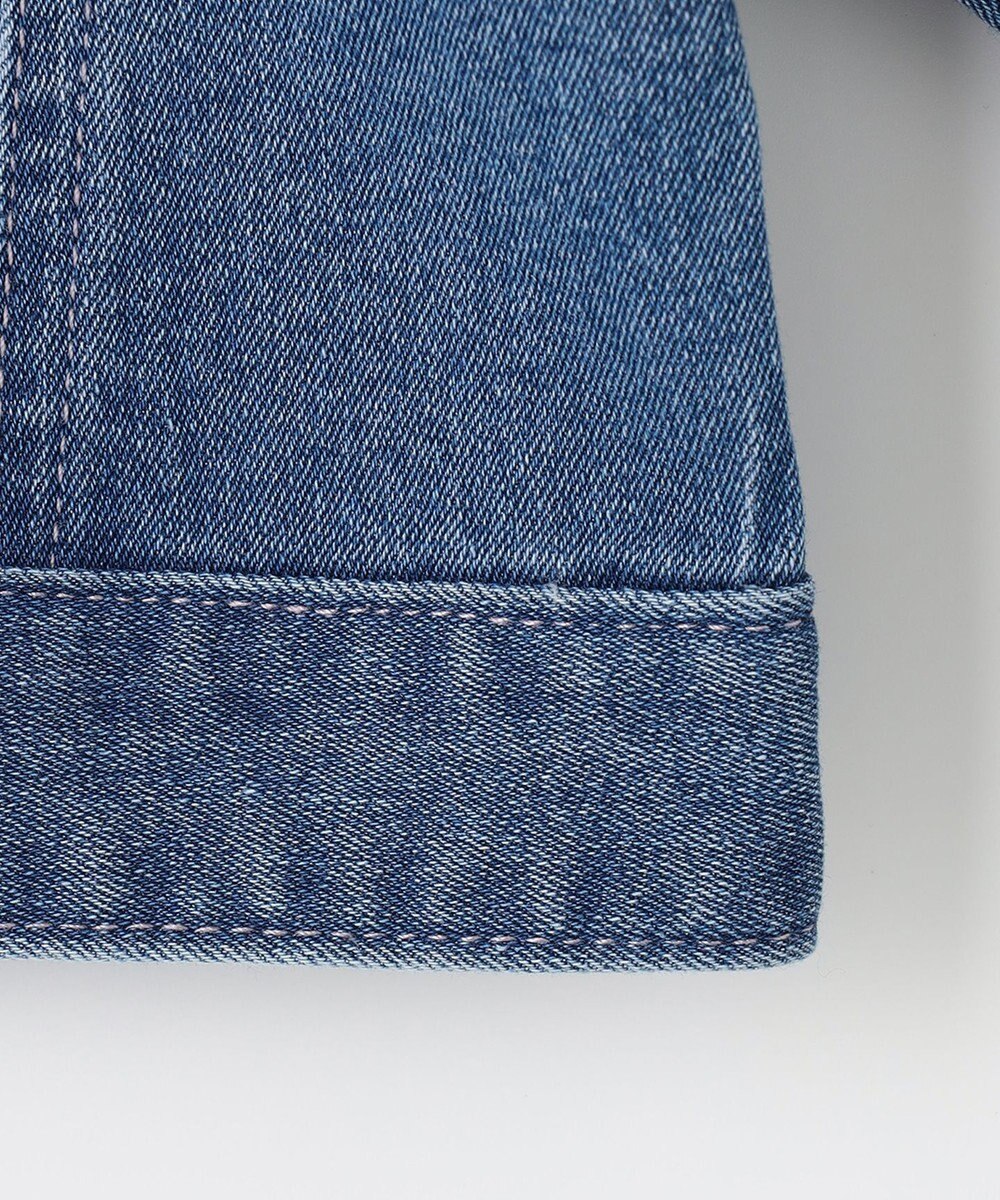 ANY KIDS フリル 襟付き デニム ジャケット 