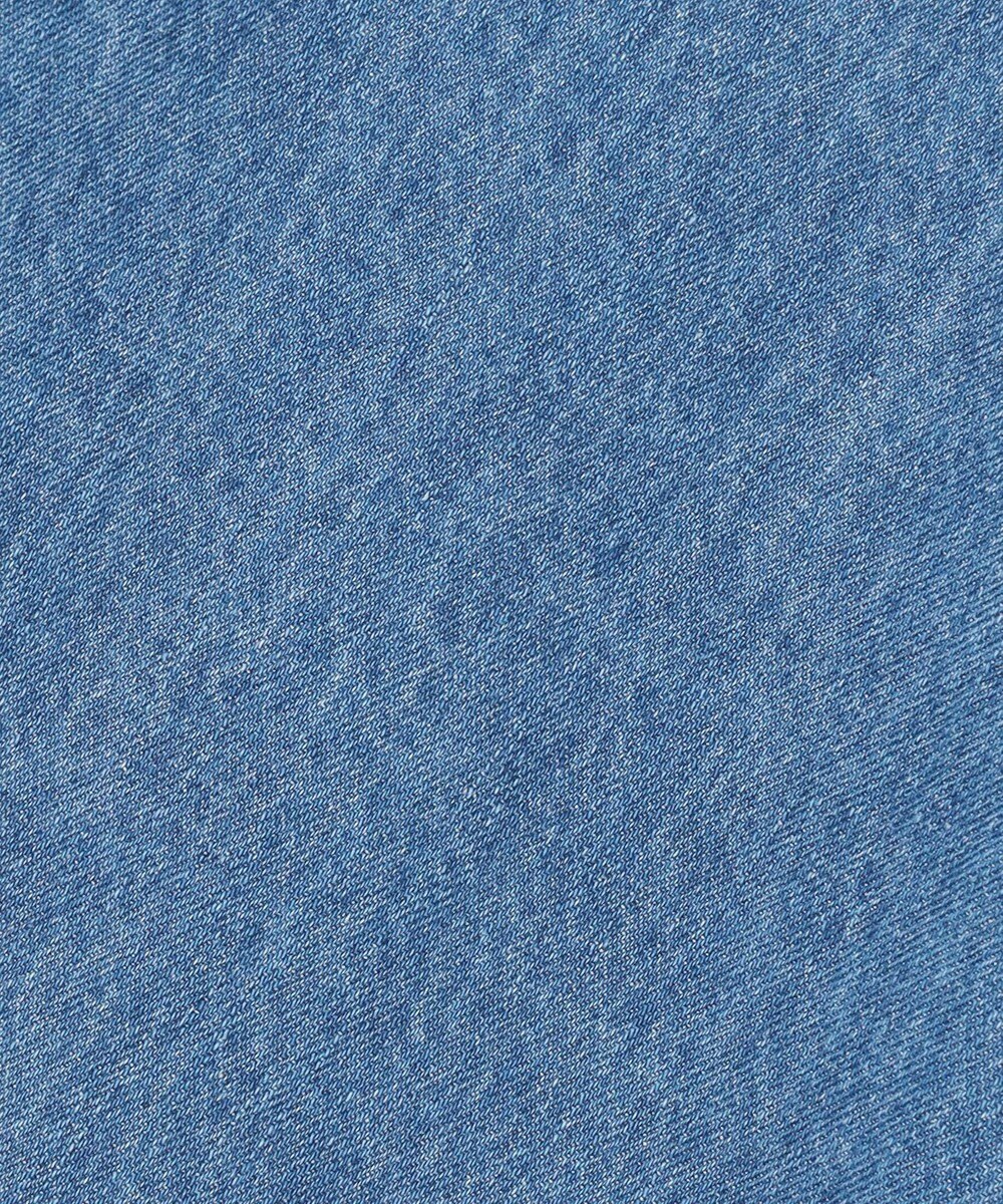 J.PRESS LADIES コットンリネン 7oz デニム セミワイド パンツ 