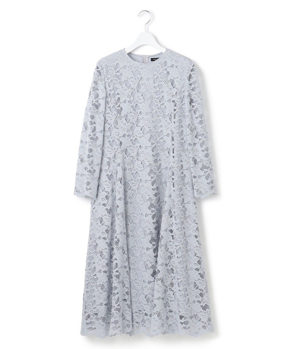 23区 L 【APPLAUDIR】ラッセルフラワーレース ドレス 