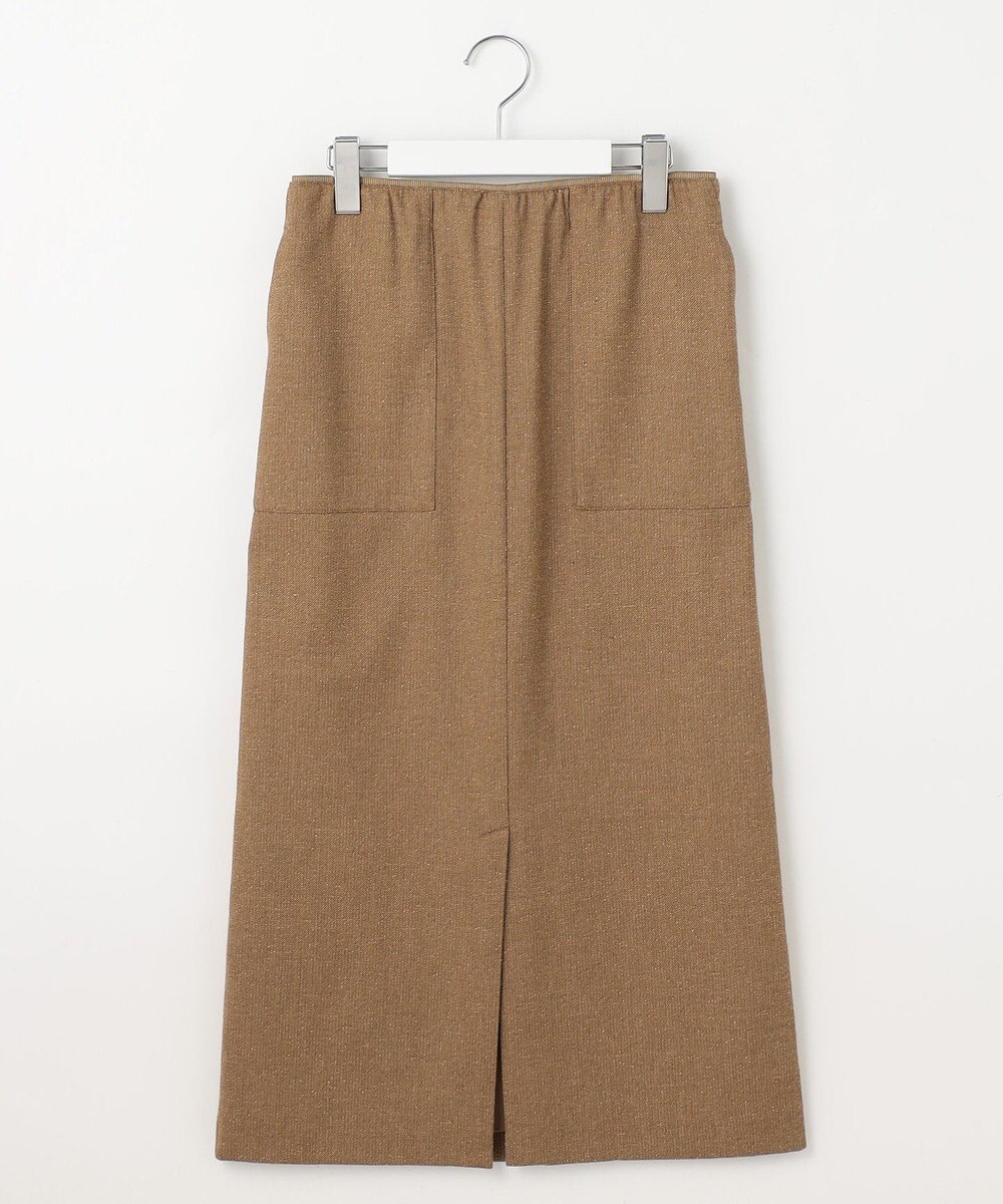 自由区 L シルクネップツイード スカート 