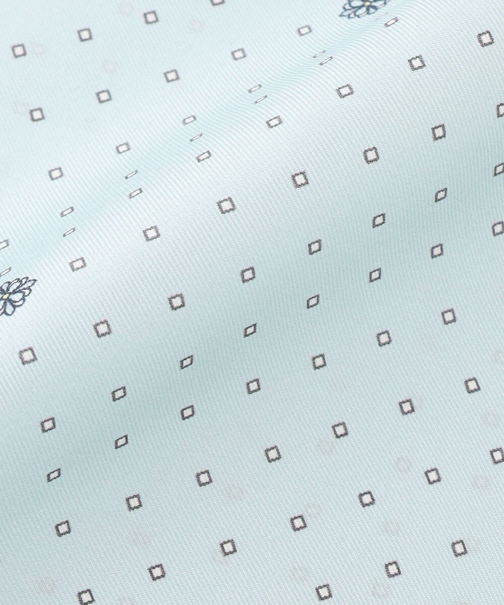 J.PRESS LADIES スクエアドット 剣先 スカーフ 