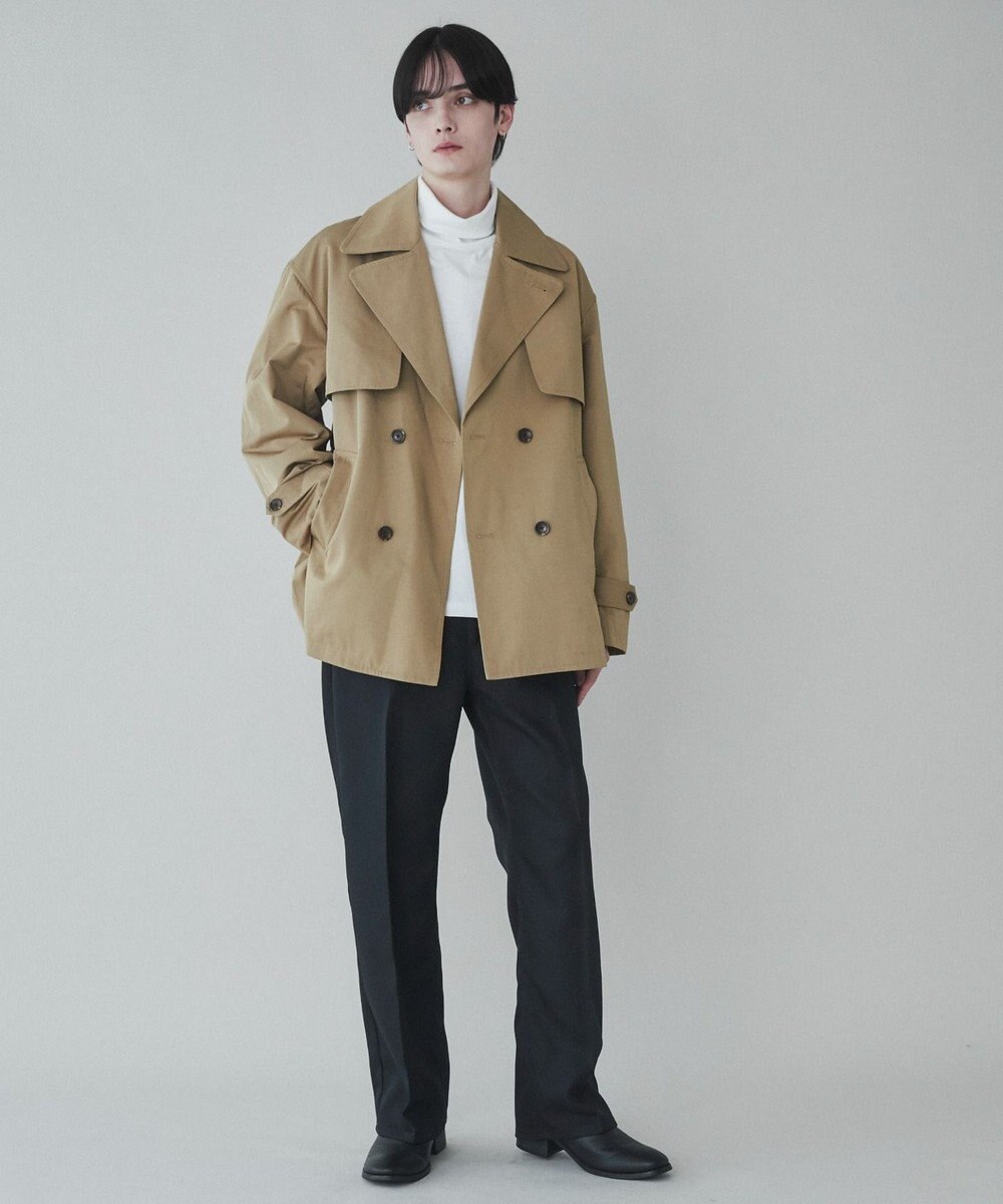 WEGO 【ユニセックス着用ITEM】ショートトレンチジャケット 