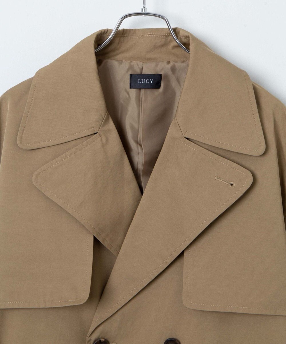 WEGO 【ユニセックス着用ITEM】ショートトレンチジャケット 