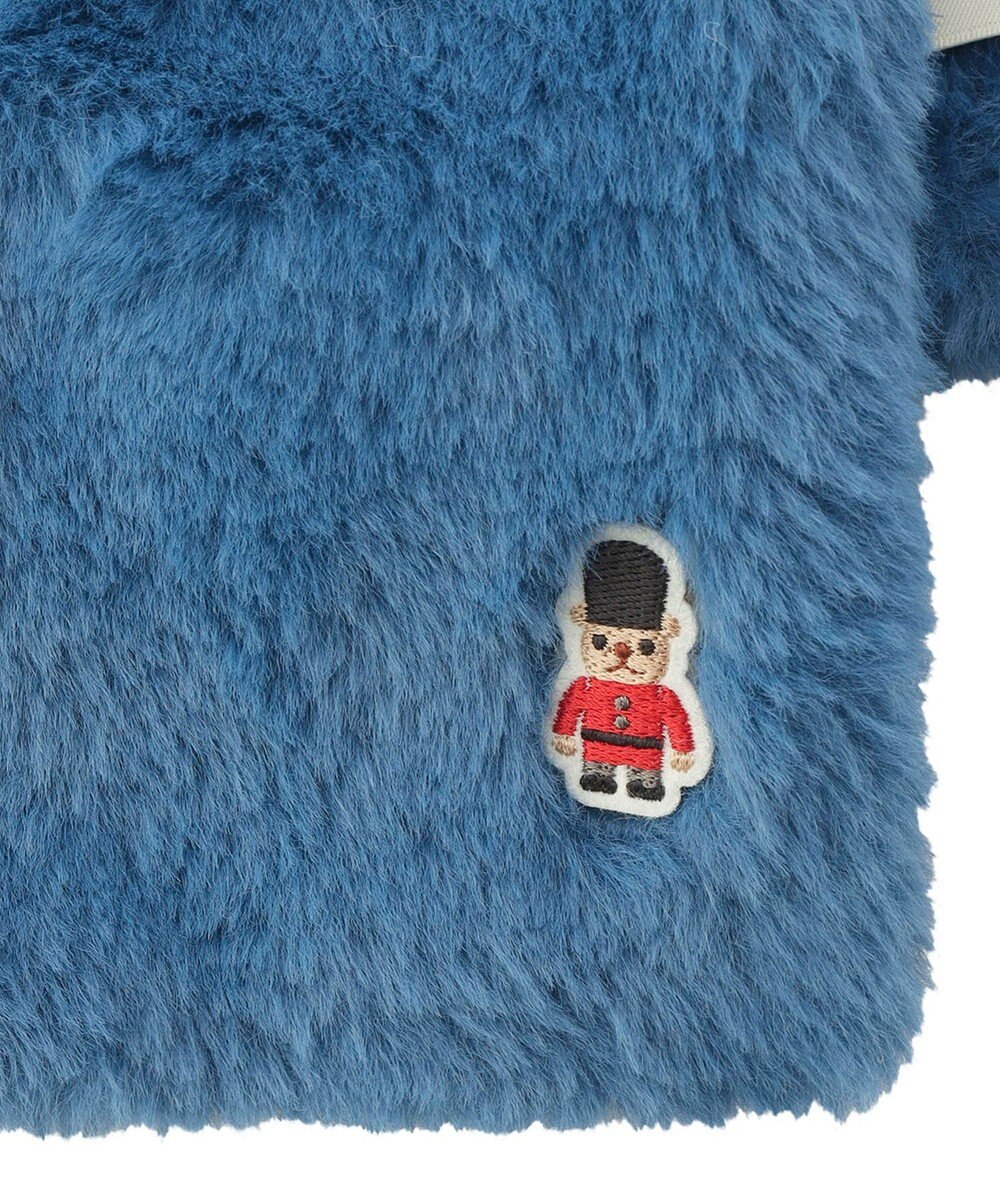 MOONBAT MACKINTOSH PHILOSOPHY バッキンガムベア付きフェイクファーマフラー 