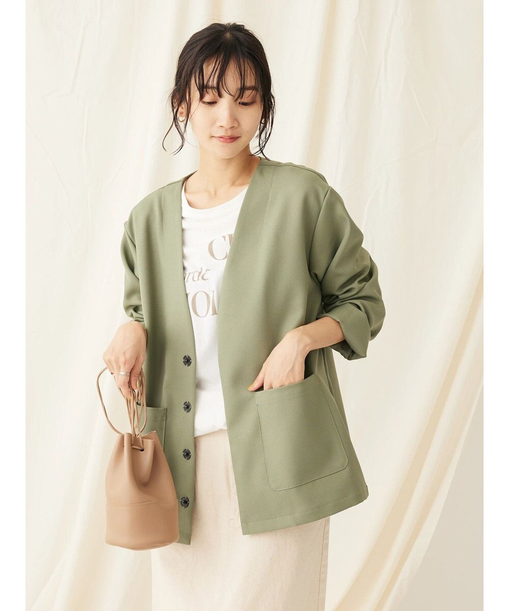 CRAFT STANDARD BOUTIQUE 【イージーケア】ＶネックカーディガンＪＫＴ 