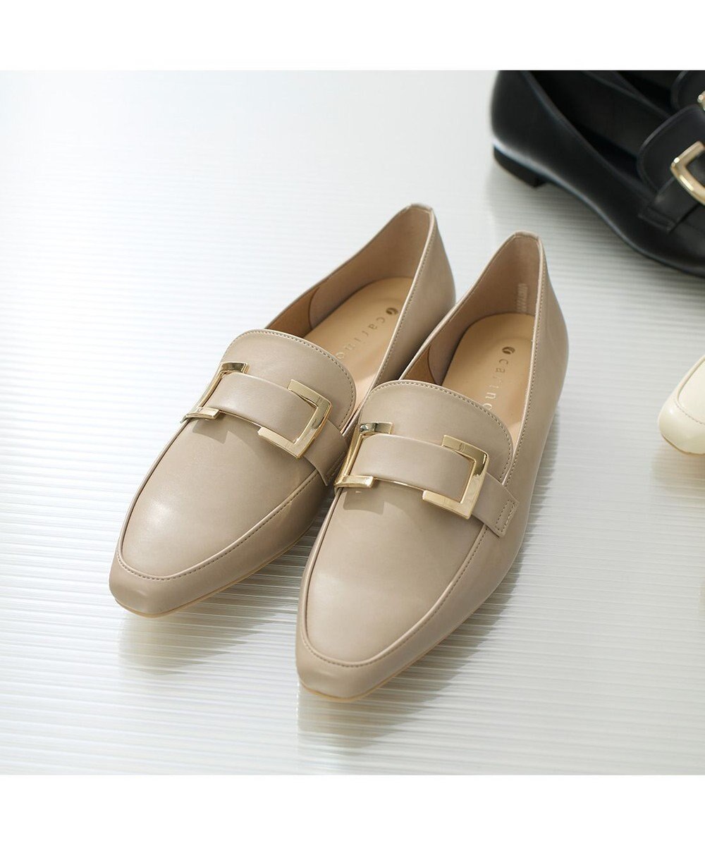 MODE ET JACOMO <carino>【レイン対応】バックルローファー 