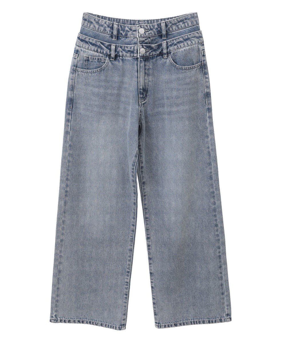 Green Parks ・ＥＬＥＮＣＡＲＥ　ＤＵＥ　Ｗウエストデニムパンツ 