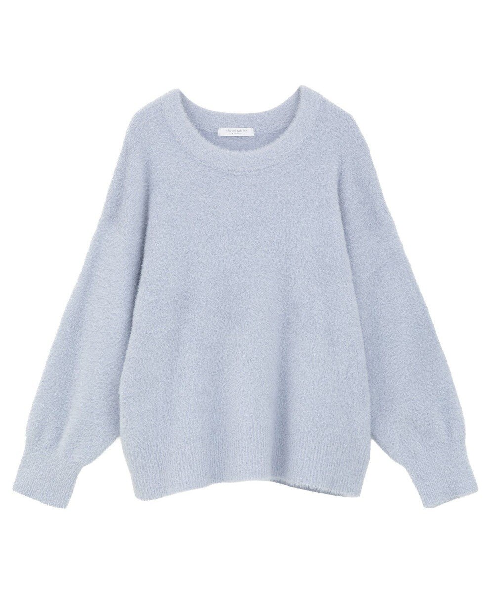 Green Parks シャギークルーネックニットプルオーバー 