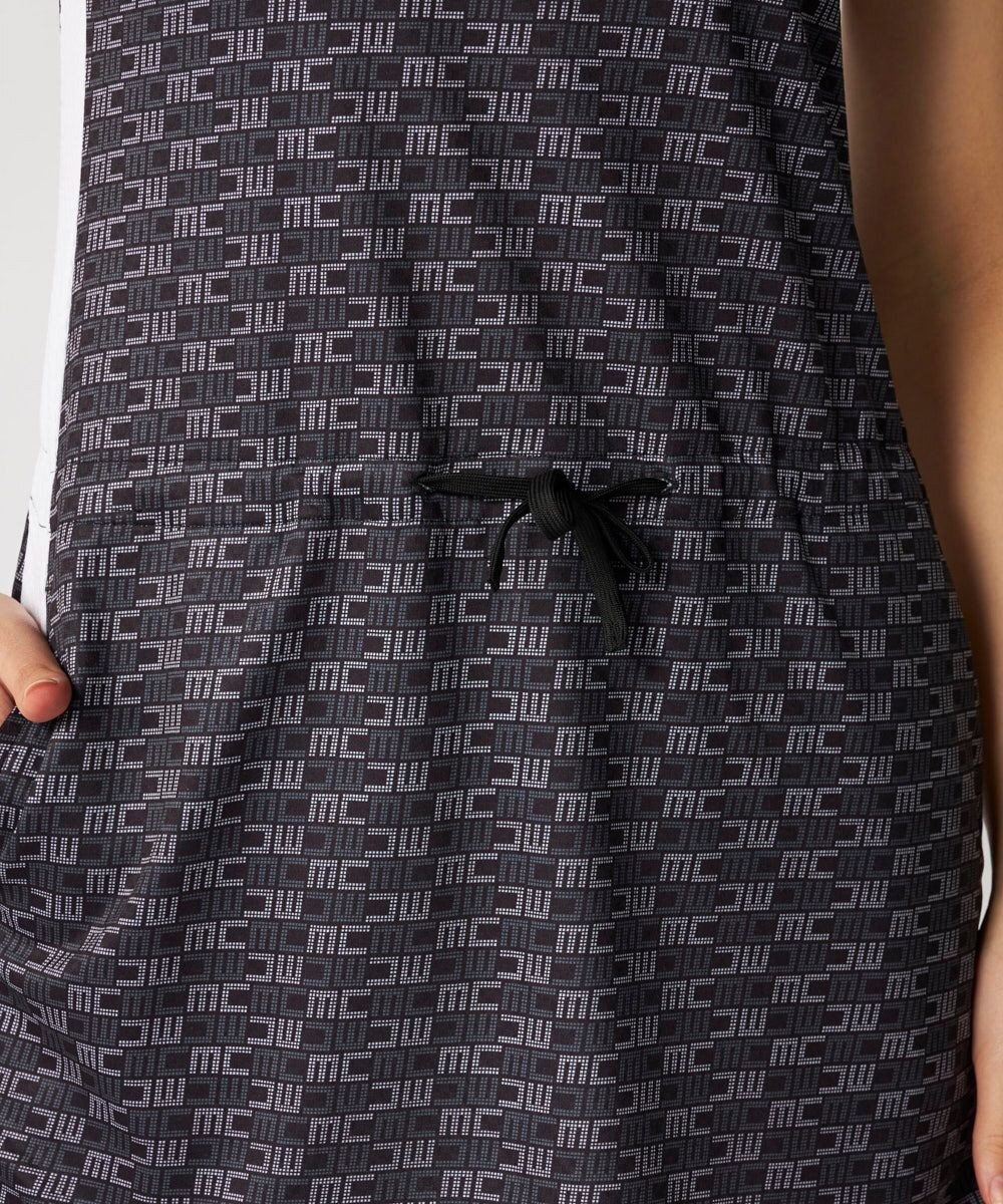 FILA GOLF／marie claire 【Marie claire sports】ロゴ柄ハーフジップチュニック 