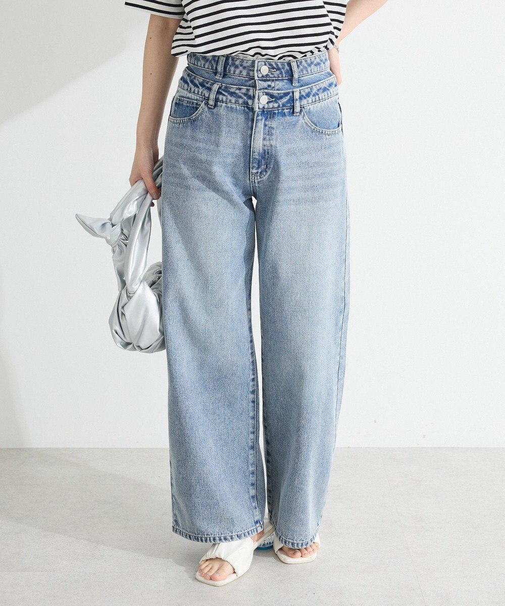 Green Parks ・ＥＬＥＮＣＡＲＥ　ＤＵＥ　Ｗウエストデニムパンツ 