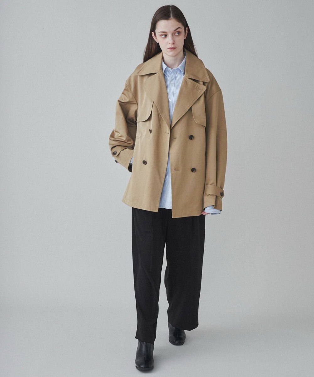 WEGO 【ユニセックス着用ITEM】ショートトレンチジャケット 