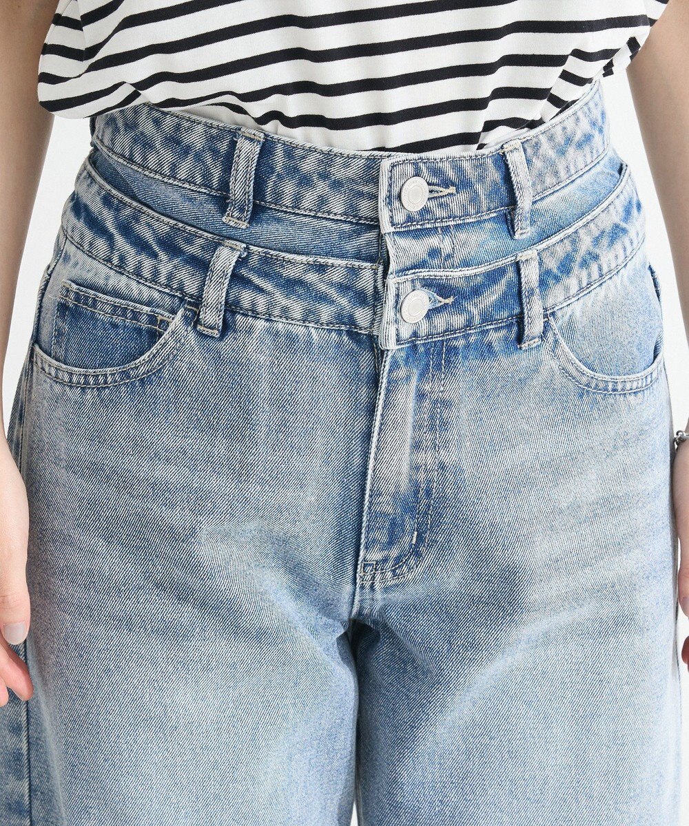 Green Parks ・ＥＬＥＮＣＡＲＥ　ＤＵＥ　Ｗウエストデニムパンツ 