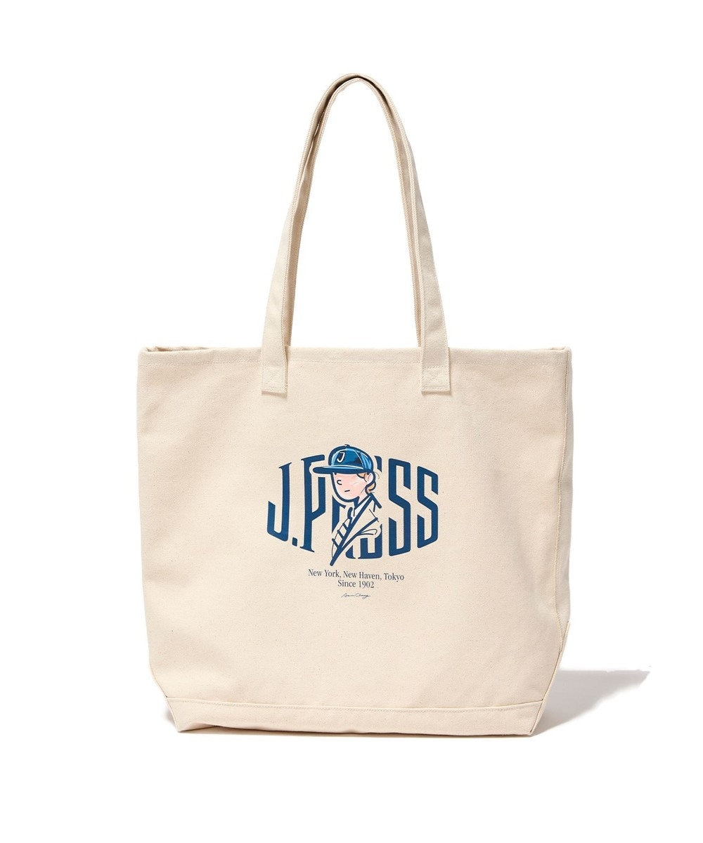 J.PRESS MEN 【AaronChang】【UNISEX】コットンキャンバス トートバッグ 