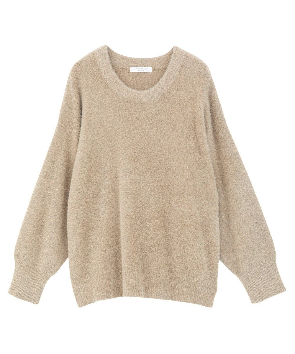 Green Parks シャギークルーネックニットプルオーバー 