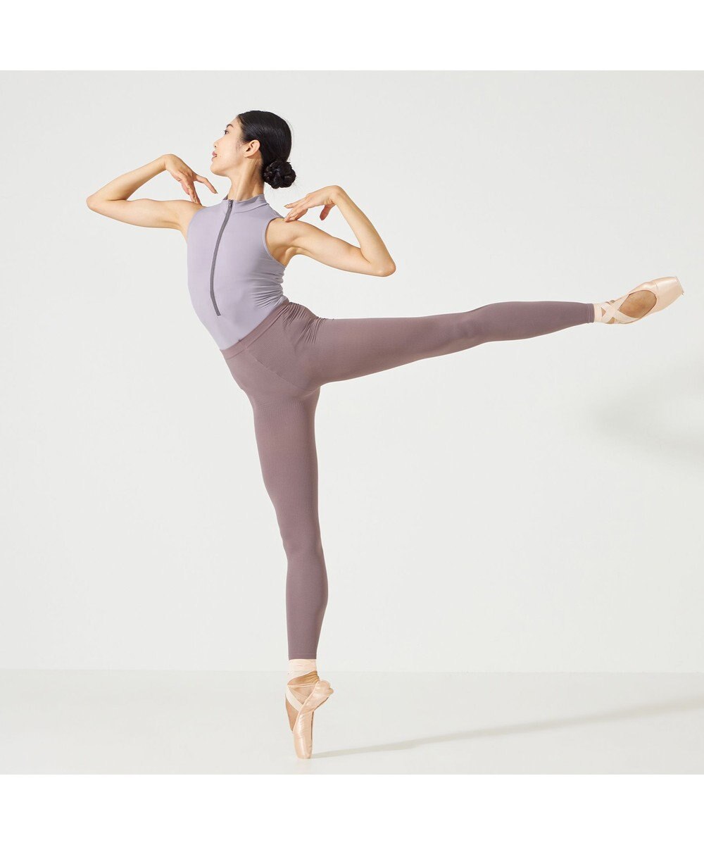 Chacott リブオーバータイツ（レギンス） 