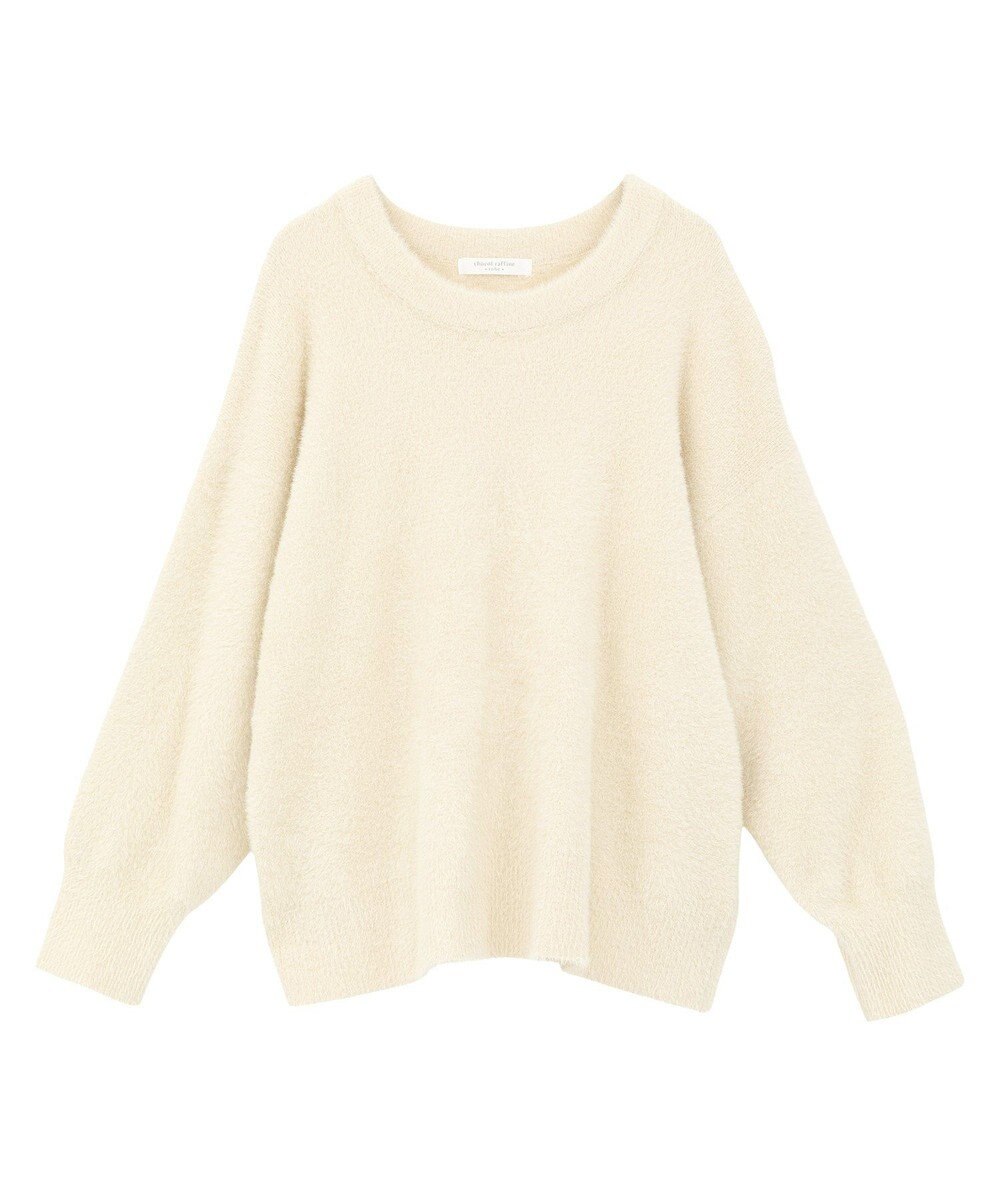 Green Parks シャギークルーネックニットプルオーバー 