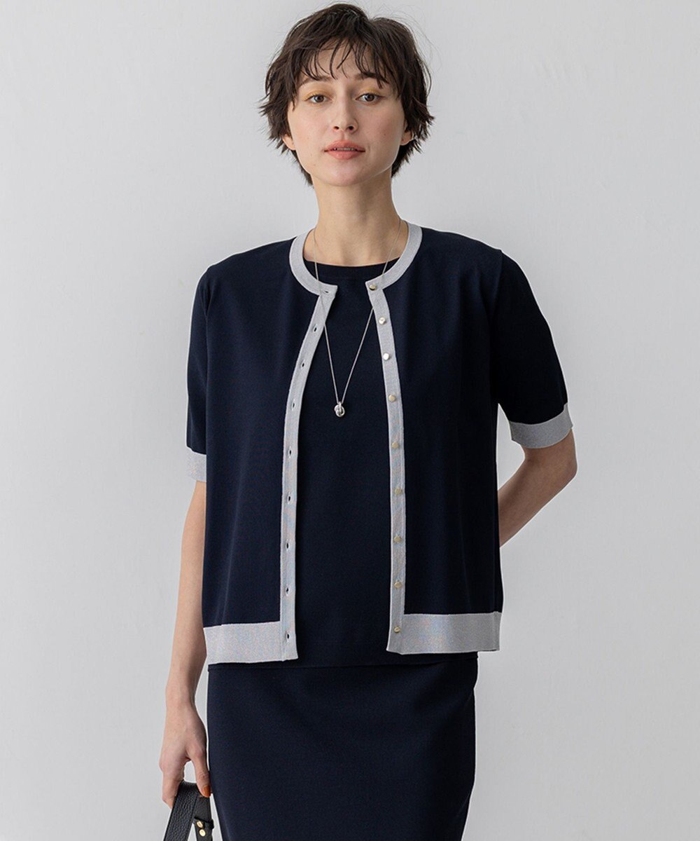 WEB&一部店舗限定/洗える】レーヨンポリエステルストレッチ 半袖 