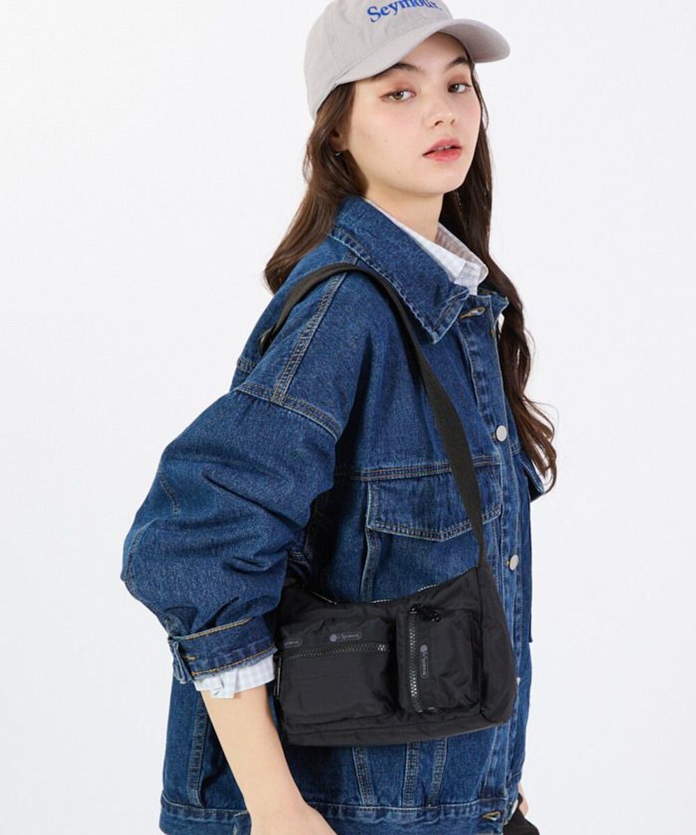 LeSportsac CARGO SMALL SHOULDER BAG/ブラックカーゴ 