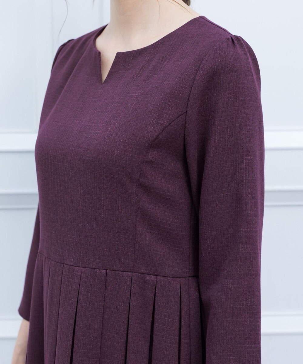 Tiaclasse 【洗える】プリーツワンピース 