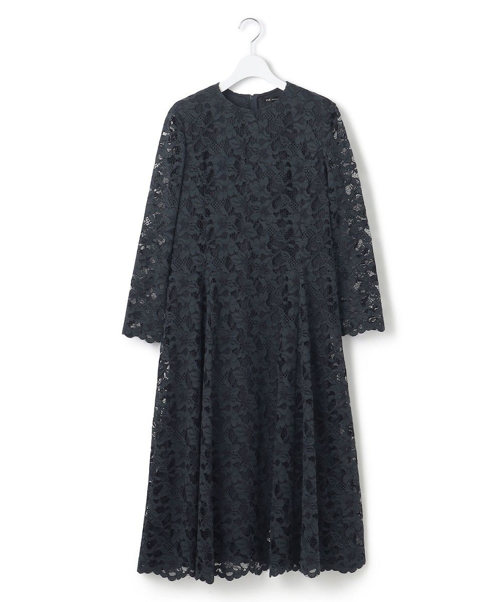 23区 L 【APPLAUDIR】ラッセルフラワーレース ドレス 