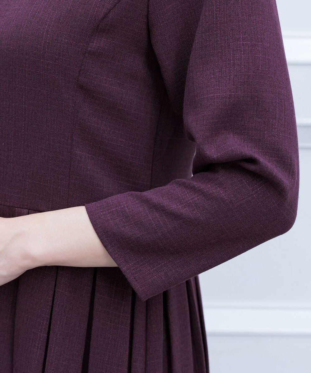 Tiaclasse 【洗える】プリーツワンピース 