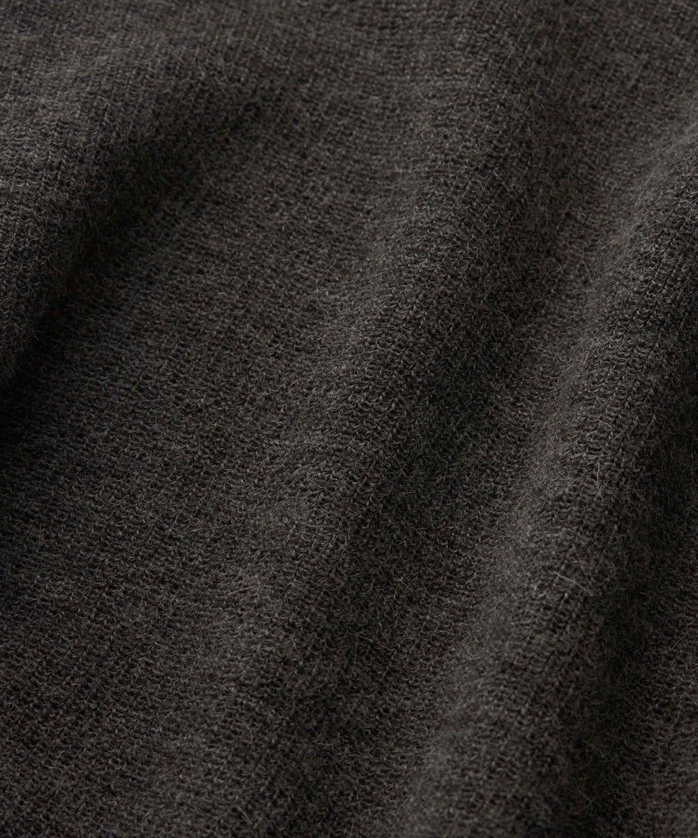 TOQUE 〈大草直子さんアドバイザー〉ベビーアルパカ ミドルゲージ モックネックニット 