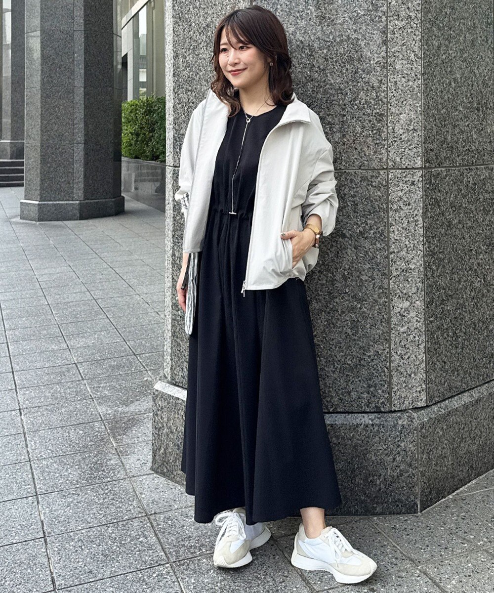 ICB 【ASUMI・MANAMIコラボ 丈が選べる】タックデザインワンピース 