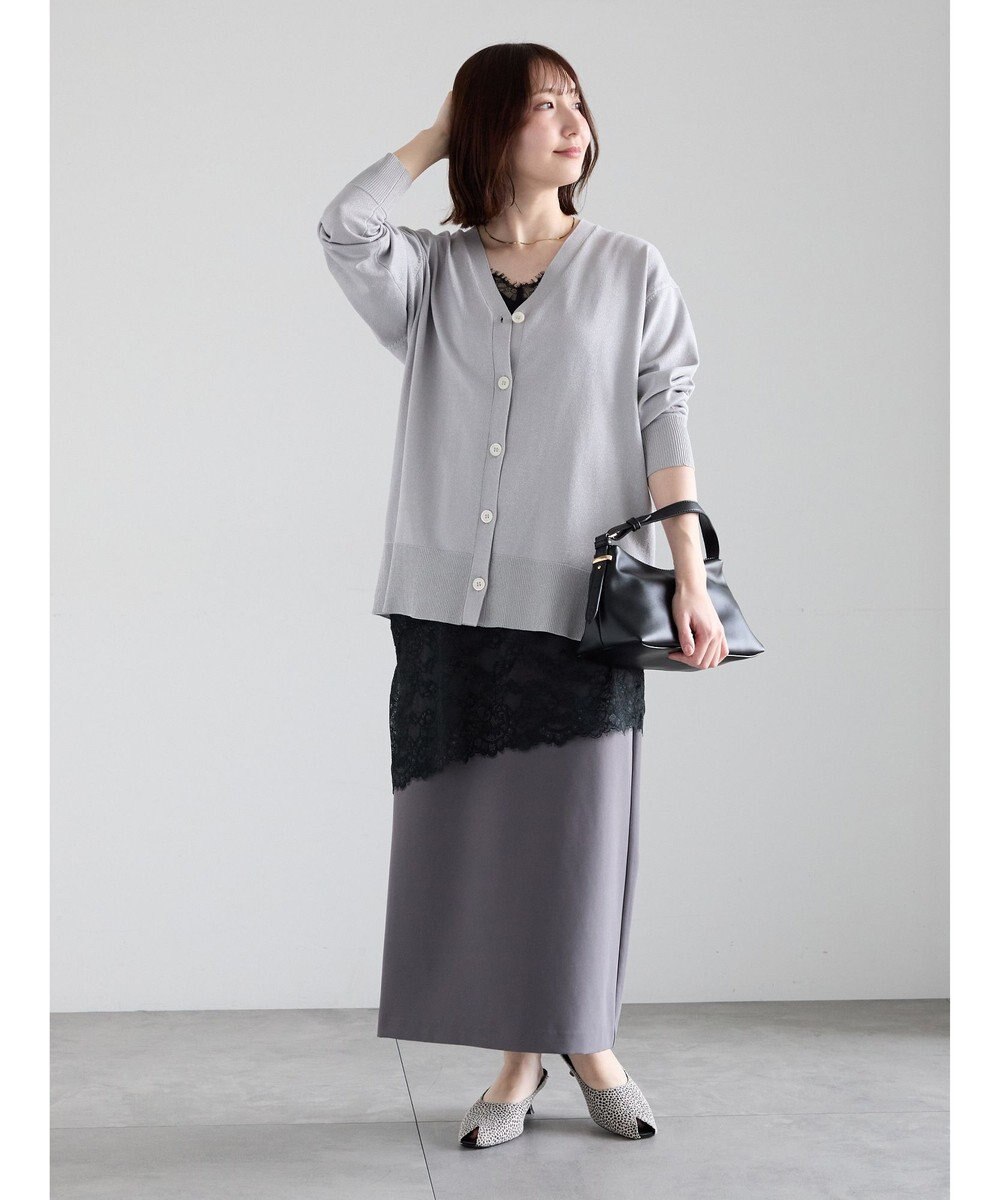 Te chichi 【雑誌掲載アイテム】2WAYカシュクールVネックカーディガン《2026 spring catalog item》 