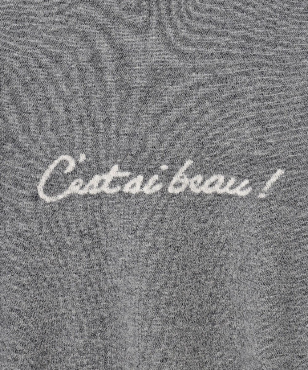 23区 L 【洗える】レターロゴ ニット 