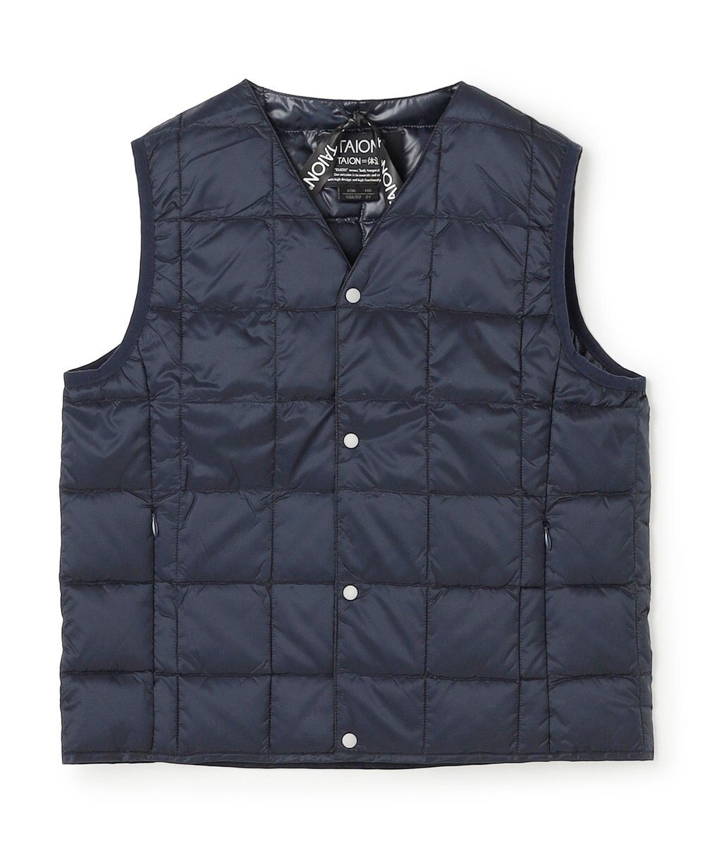 UNFILO 【120-150cm】TAION Vネック ダウンベスト(UNISEX) 