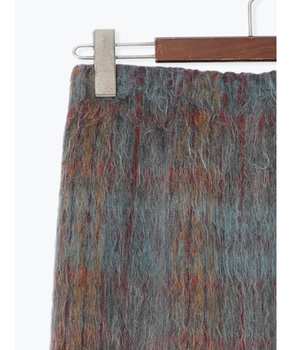 Te chichi シャギーチェックスカート 