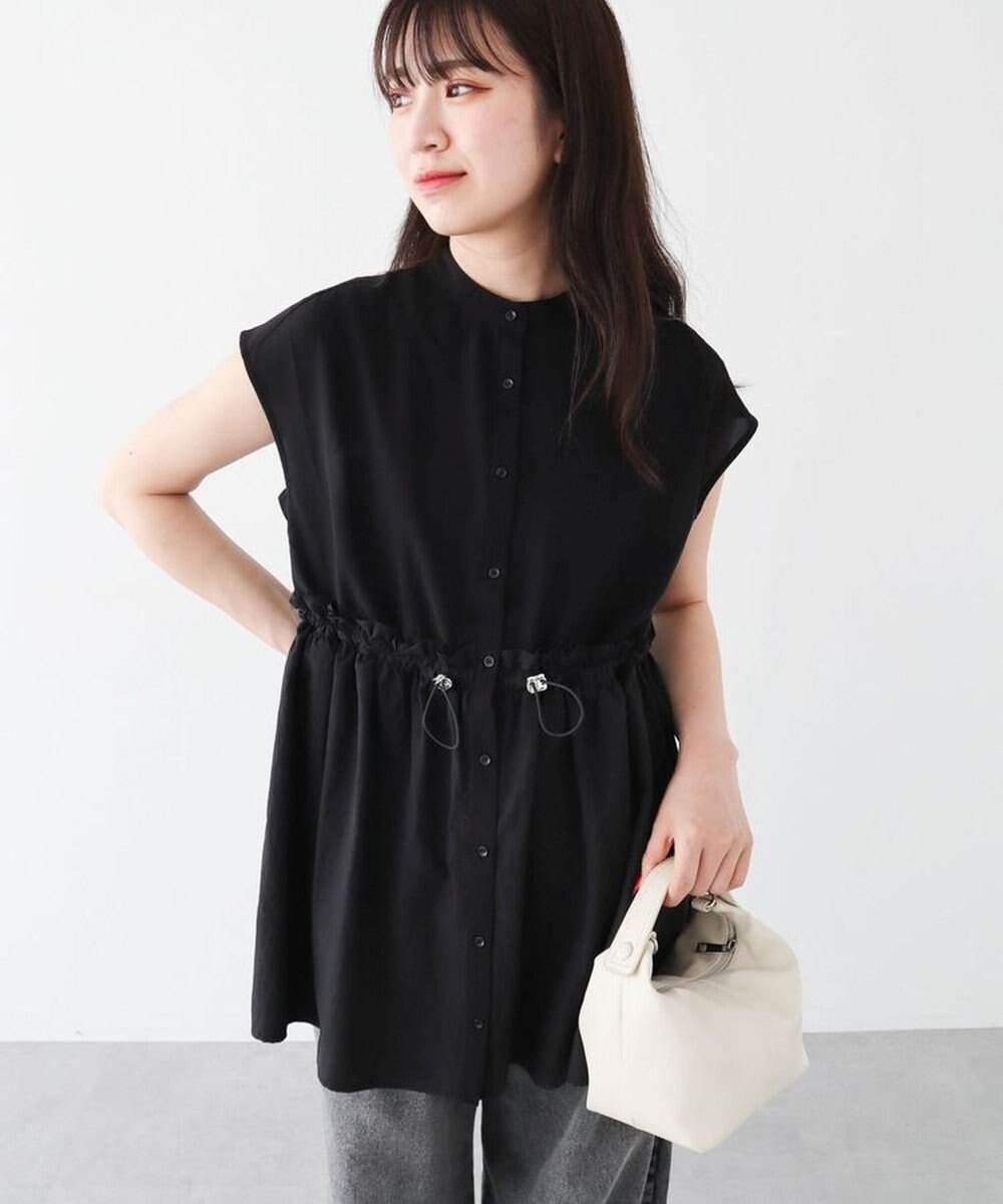 Green Parks 異素材ドッキングチュニック 