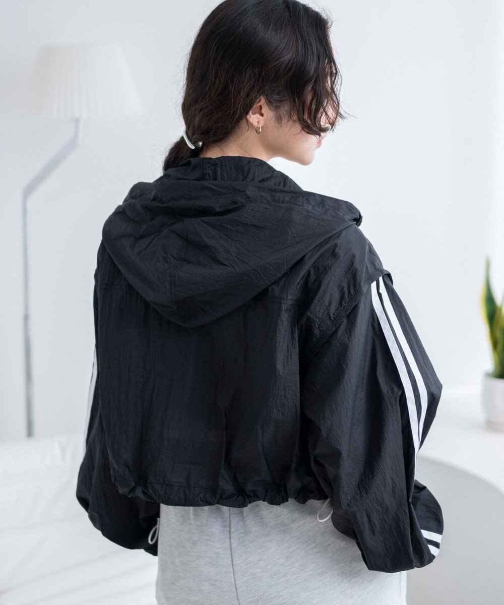 WEGO シアーナイロンラインショートパーカー 