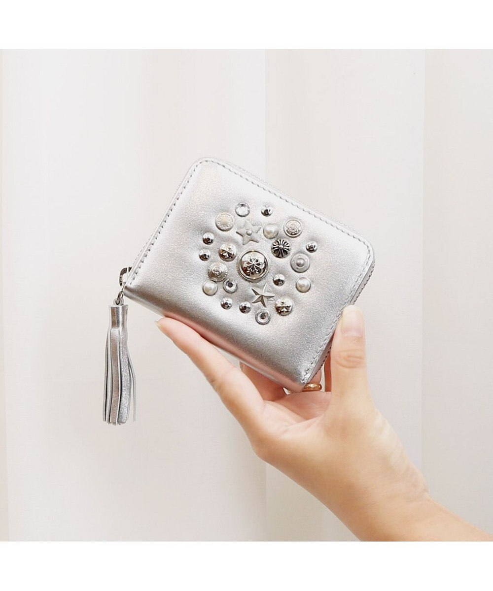 UNBILLION ペルケ perche / マルチスタッズ・ジャバラカードウォレット 