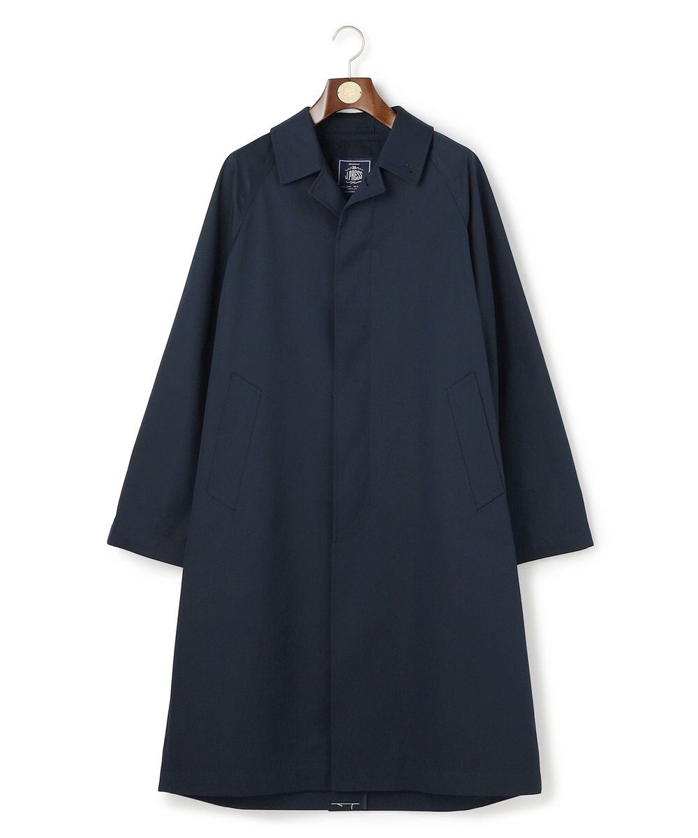 J.PRESS MEN 【J.PRESS ORIGINALS】【UNISEX】Cotton Like Polyester Balmacaan Coat 